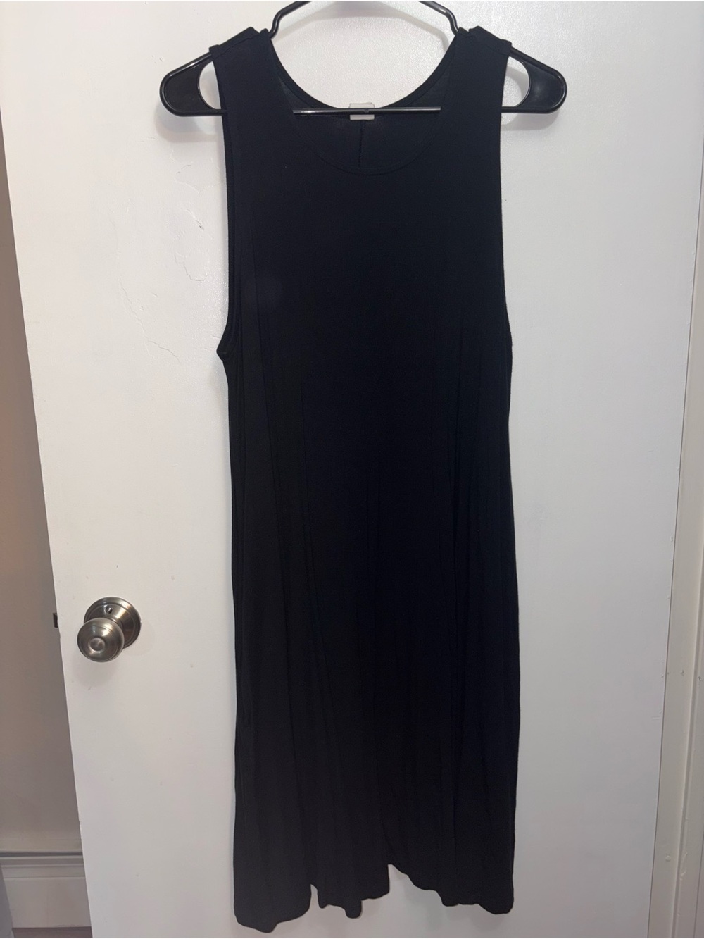 Melrose and Market Black Sleeveless Midi Dress